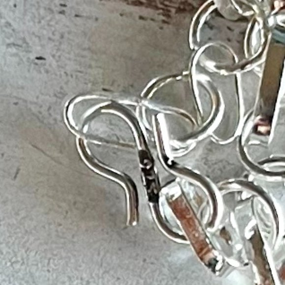 Solar Quartz & Opalite Necklace Handmade Crystal Gemstone 925 Silver Large New! - Picture 10 of 15